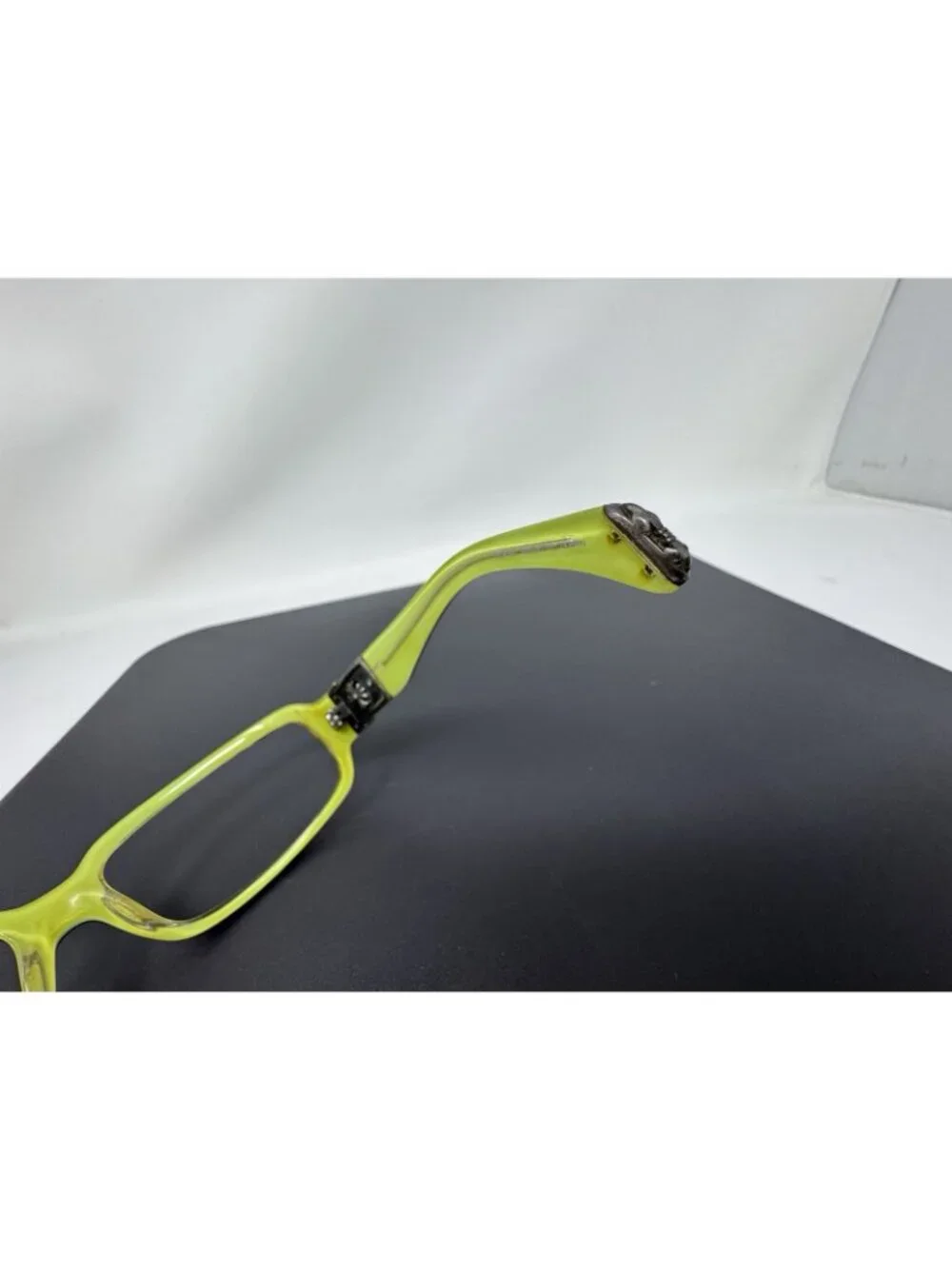 Vintage Chrome Hearts FIX Tortoise Green Sunglasses Japan FRAMES ONLY